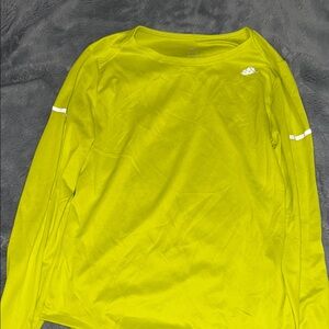 Adidas Neon Green Long Sleeve Top